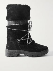 Alta Badia 2 B shearling and suede snow boots Alta Badia 2 B shearling and suede snow boots