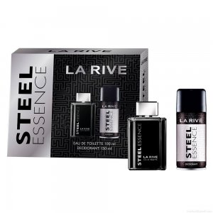Kit Perfume La Rive Steel Essence Masculino Eau de Toilette 100 ml + Desodorante 150 ml Kit Perfume La Rive Steel Essence Masculino Eau de Toilette 100 ml + Desodorante 150 ml