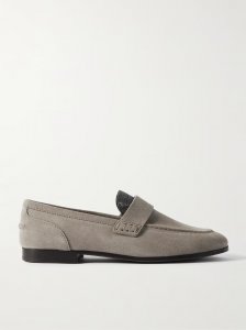 Embellished suede loafers Embellished suede loafers