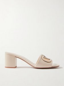 VLOGO 60 embellished leather mules VLOGO 60 embellished leather mules