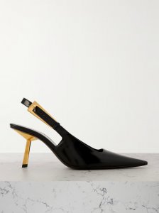 Lee leather slingback pumps Lee leather slingback pumps