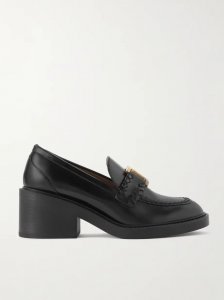 Marcie embellished leather loafers Marcie embellished leather loafers