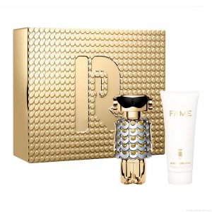 Kit Perfume Paco Rabanne Fame Feminino Eau de Parfum 80 ml + Creme Corporal 100 ml Kit Perfume Paco Rabanne Fame Feminino Eau de Parfum 80 ml + Creme Corporal 100 ml