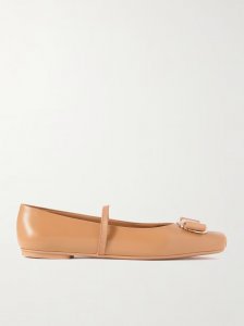 Zina embellished leather Mary Jane flats Zina embellished leather Mary Jane flats