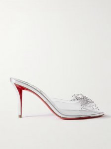 Aqua Strass 80 crystal-embellished PVC sandals Aqua Strass 80 crystal-embellished PVC sandals