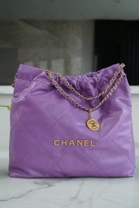 CHANEL HANDBAG Purple CHANEL HANDBAG Purple