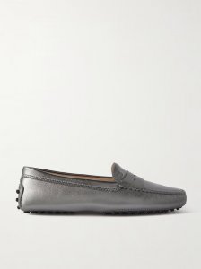 Gommino metallic leather loafers Gommino metallic leather loafers