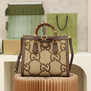 GUCCI DIANA JUMBO GG SMALL TOTE BAG GUCCI DIANA JUMBO GG SMALL TOTE BAG
