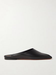 Leather mules Leather mules