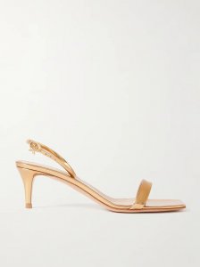 Ribbon 55 patent-leather slingback sandals Ribbon 55 patent-leather slingback sandals