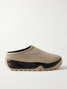 ACG Rufus leather-trimmed suede slip-on sneakers ACG Rufus leather-trimmed suede slip-on sneakers