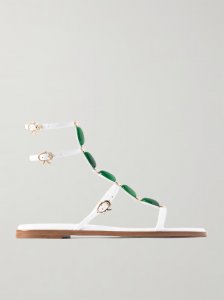 Shanti embellished leather sandals Shanti embellished leather sandals