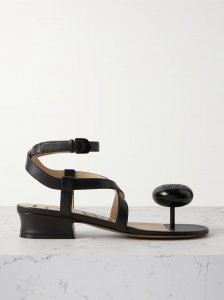 + Paula's Ibiza Calle Pebble embellished leather sandals + Paula's Ibiza Calle Pebble embellished leather sandals