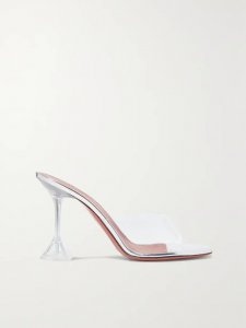 Lupita PVC and leather mules Lupita PVC and leather mules