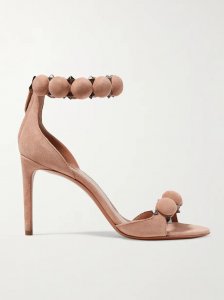 La Bombe 90 studded suede sandals La Bombe 90 studded suede sandals