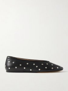 Regency studded leather ballet flats Regency studded leather ballet flats
