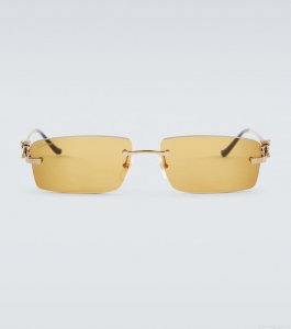 Cartier Eyewear CollectionPanthère de Cartier rectangular sunglasses Cartier Eyewear CollectionPanthère de Cartier rectangular sunglasses