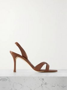 Callasli 90 leather slingback sandals Callasli 90 leather slingback sandals
