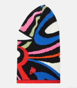 PucciMarmo intarsia wool beanie PucciMarmo intarsia wool beanie