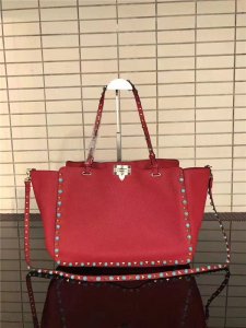Valentino Rockstud Rolling Red with turquoise stone Valentino Rockstud Rolling Red with turquoise stone