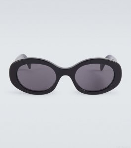 Celine EyewearTriomphe 01 oval sunglasses Celine EyewearTriomphe 01 oval sunglasses
