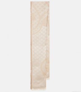 Max MaraLogo silk and wool scarf Max MaraLogo silk and wool scarf