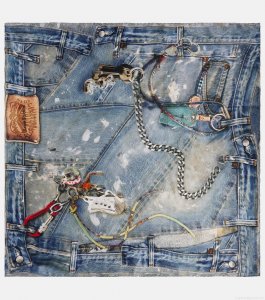 Acne StudiosTrompe l'oeil silk scarf Acne StudiosTrompe l'oeil silk scarf