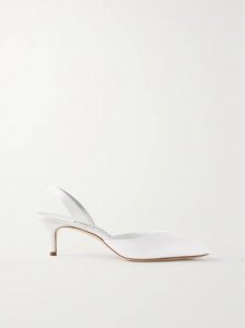 Carolyne Bridal 50 satin slingback pumps Carolyne Bridal 50 satin slingback pumps