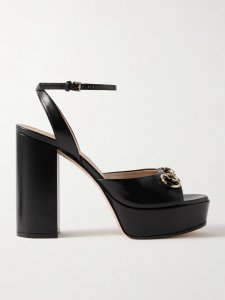 Lady horsebit-detailed leather sandals Lady horsebit-detailed leather sandals