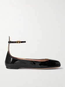 Tan-Go patent-leather ballet flats Tan-Go patent-leather ballet flats