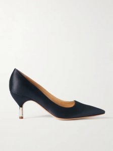 + NET SUSTAIN Inaya embellished satin pumps + NET SUSTAIN Inaya embellished satin pumps