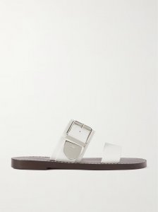 Rebecca leather slides Rebecca leather slides