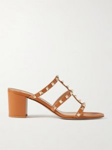 Valentino Garavani Rockstud 60 leather mules Valentino Garavani Rockstud 60 leather mules