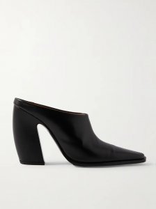 Leather mules Leather mules