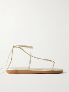 Chordi braided metallic leather sandals Chordi braided metallic leather sandals