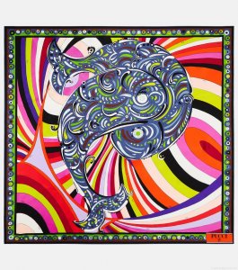 PucciIride silk twill scarf PucciIride silk twill scarf
