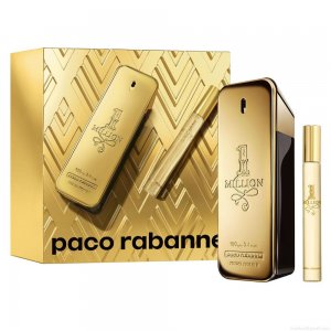 Kit Perfume Paco Rabanne 1 Million Masculino Eau de Toilette Masculino 100 ml + Miniatura 10ml Kit Perfume Paco Rabanne 1 Million Masculino Eau de Toilette Masculino 100 ml + Miniatura 10ml