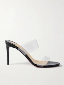 Just Nothing 85 PVC and patent-leather mules Just Nothing 85 PVC and patent-leather mules