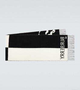 BurberryEKD wool and cashmere scarf BurberryEKD wool and cashmere scarf