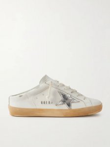 Superstar Sabot distressed leather slip-on sneakers Superstar Sabot distressed leather slip-on sneakers