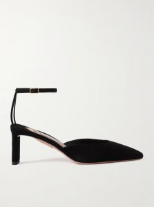 Blade 65 PVC-trimmed suede pumps Blade 65 PVC-trimmed suede pumps