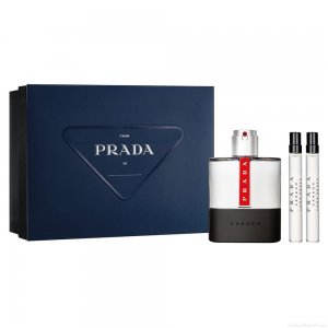 Kit Perfume Prada Luna Rossa Carbon Eau de Toilette Masculino 100 ml + Miniatura 10 ml Kit Perfume Prada Luna Rossa Carbon Eau de Toilette Masculino 100 ml + Miniatura 10 ml
