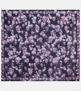Alexander McQueenPrinted silk scarf Alexander McQueenPrinted silk scarf