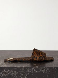 Carlyle leopard-print grosgrain sandals Carlyle leopard-print grosgrain sandals
