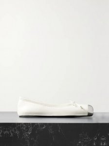 Punk embellished leather ballet flats Punk embellished leather ballet flats