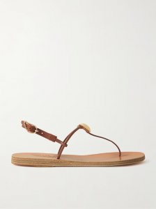 Dimitria embellished leather sandals Dimitria embellished leather sandals