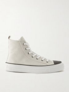 Bead-embellished canvas sneakers Bead-embellished canvas sneakers