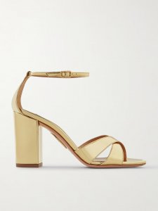 Divine 85 mirrored-leather sandals Divine 85 mirrored-leather sandals