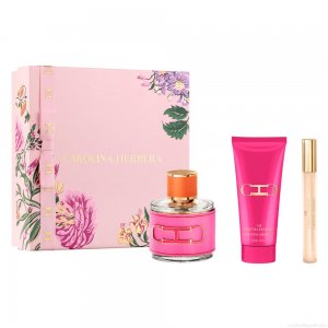 Kit Perfume Carolina Herrera Ch Insignia Leather Feminino Eau de Parfum 100 ml + Creme Corporal 100 ml + Miniatura 10 ml Kit Perfume Carolina Herrera Ch Insignia Leather Feminino Eau de Parfum 100 ml + Creme Corporal 100 ml + Miniatura 10 ml