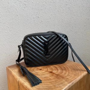 YSL Lou Camera Black Bag Matelasse Leather (BLACK H/W) YSL Lou Camera Black Bag Matelasse Leather (BLACK H/W)